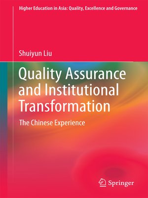 cover image of Quality Assurance and Institutional Transformation